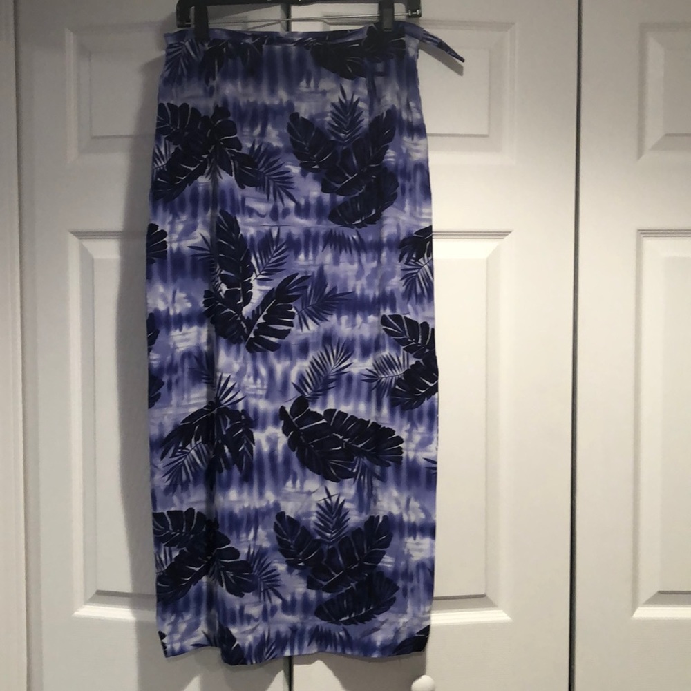 Floral long skirt